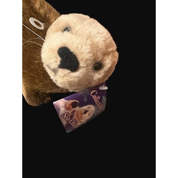 Sea Otter Plush Toy  2005 Brown Soft Stuffed Animal 10" USPS Licensed - Picture 3 of 6
